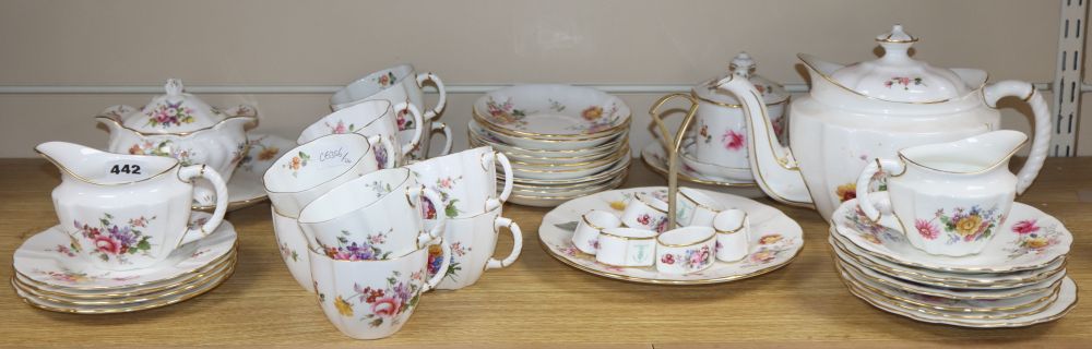 A Royal Crown Derby Posies pattern tea set